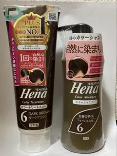 TENSTAR Hena カラートリートメント 6c チャコールブラウン 4本 - メルカリ