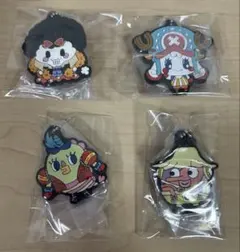 たまごっち×ワンピース キーホルダー セット。