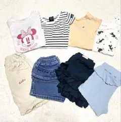 保育園着 女の子　80 90 プティマイン べべ まとめ売り