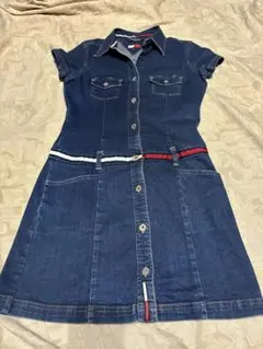 Tommy Jeans デニム 半袖ミニワンピース M