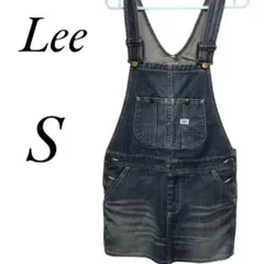 Lee リー　デニムジャンパースカート　オーバーオール　デニム　膝上　ジーンズ