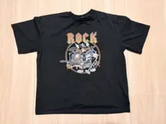 Disney Mickey Mouse ROCK Tシャツ ブラックのサムネイル