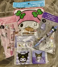 モス　マイメロディ & クロミ ミニタオル、ボールペンなど　グッズセット