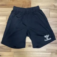 hummel ブラック ハーフパンツ　150cm