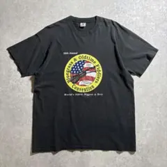 人気企業ロゴ多数】古着フルーツオブザルーム Tシャツ M チャコール 