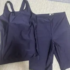 水着　レディース　L ネイビー　セパレート