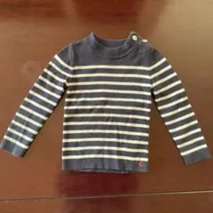 プチバトー⭐︎ボーダー セーター　4ans
