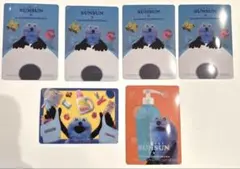 パペットスンスン マツキヨココカラ クリアカード付きステッカー 6枚セット