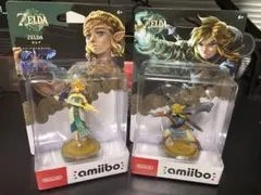未開封　ゼルダの伝説ティアーズオブザキングダム　amiibo　リンク　ゼルダ