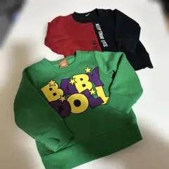 BABY DOLL トレーナー 80サイズ グリーン　⑧