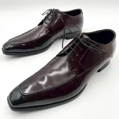 極美品 リーガル ビジネス Uチップ 外羽根 25cm ブラウン Y1334