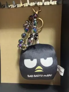 BAD BADTZ-MARU ぬいぐるみ型キーホルダー　サンリオバツ丸