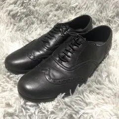 美品 ショセ トラベル シューズ ウイングチップ レースアップシューズ 25cm