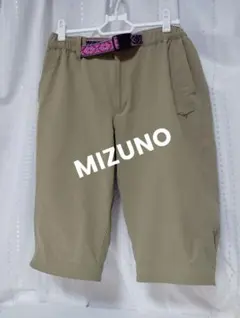 MIZUNO　レディース　ハーフパンツ　ウエストゴム　ファスナー付