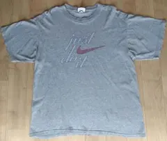 90s nike tシャツ usa製 デカロゴ ギザロゴ y2k 短丈 - メルカリ