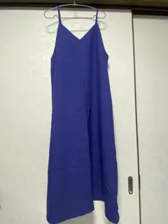 GU ジーユー　キャミワンピース　ブルー　Mサイズ