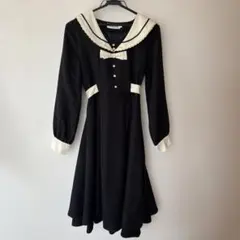 MEINGFASHION セーラー襟 ワンピース Sサイズ