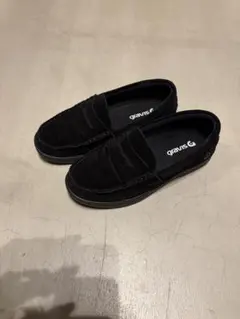 gravis (グラビス) ローファー スウェード 黒25220 25㎝