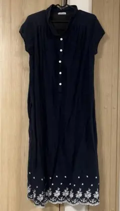 マタニティワンピース　授乳服　Lサイズ　mille fermeのサムネイル