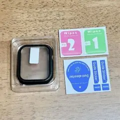 AppleWatchケース アップルウォッチ ガラスフィルム 一体型 全面保護