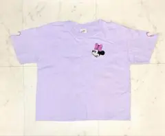 リトシー♥ミニーちゃんTシャツ バックプリントあり パープル♥110cm