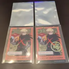 僕のヒーローアカデミア namco ナムコ コラボクリアカード 爆豪勝己