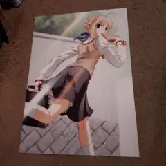 Fate/stay night 間桐桜 遠坂凛 セイバー 布ポスター - メルカリ