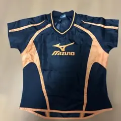 Mizuno ウォームアップウェア M ネイビー/オレンジ女性用