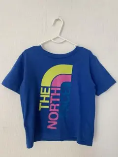 THE NORTH FACE グラフィックTシャツ 青　110