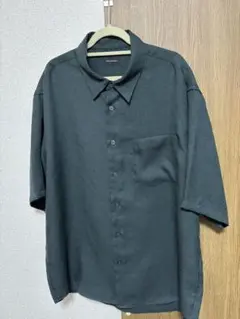 green label relaxing 半袖シャツ ダークグリーンのサムネイル