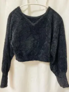 最終値下げ【美品】MURUAラメ入りニット ブラック