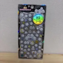 【国内正規品/即日発送】 シマエナガ 光るジュエルプチドロップシール