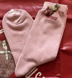 PINK HOUSE　未使用　いちごモチーフ付きソックス