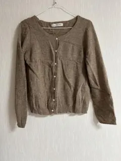 B.L.U.E. ブラウン カーディガン 長袖