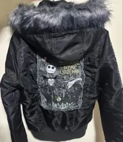 ディズニーストア ナイトメアー・ビフォア・クリスマス MA-1 ブルゾン