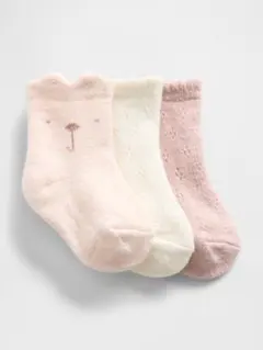 【新品未使用】BabyGAPクルーソックス 3足セット (ベビー)　12-24ｍ