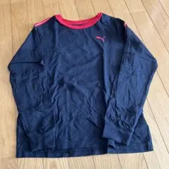 PUMA 長袖カットソー 160サイズ 黒/赤