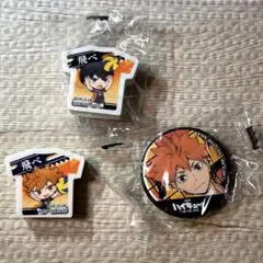 ハイキュー 缶バッジ・消しゴム セット
