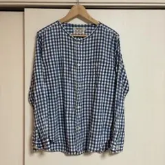 OMNIGOD ノーカラー　ヘンリーネック　シャツ　bshopのサムネイル