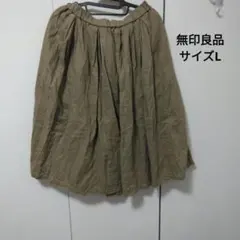 リネンフレアスカート （無印良品）のサムネイル