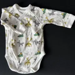 ユニクロ　長袖ベビー肌着　ミッフィ柄(白色)