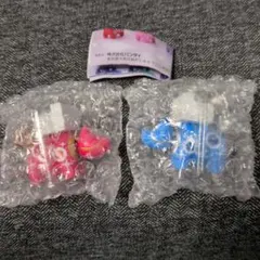 ジュエリーべこ　ならぶんです。　ルビーべこ　サファイアべこ　ガチャガチャ　2種