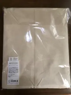 メイドインアース　きなり　平織フラットシーツ　シングル