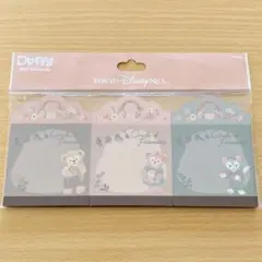 【未開封】Duffy and Friends メモ3個（各２絵柄）セット