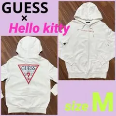 【超美品】GUESS Hellokitty ハローキティ コラボ パーカー