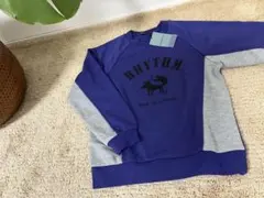 zucca パーカー　トレーナー　濃い紫　ロゴ黒　新品