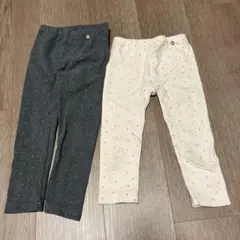 ハート柄パンツ2点セット