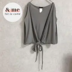 agnes.b.アニエスベー　長袖カーディガン　羽織 フロント結び　メロウ　Sのサムネイル