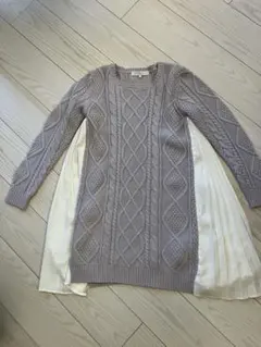 マーキュリーデュオ　ニットワンピース　フリーサイズ