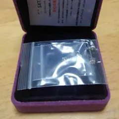 一粒ピアス スワロフスキージルコニア採用 シルバー925 金属アレルギー対応